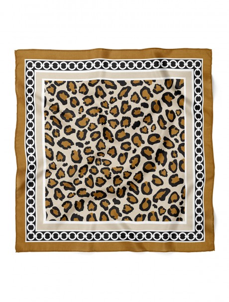 Leopar Desenli Bandana