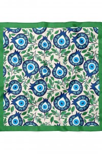 Nazar Boncuğu Desenli Bandana
