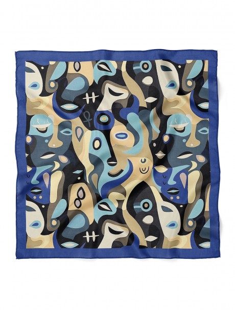 Sanatsal Desenli Bandana