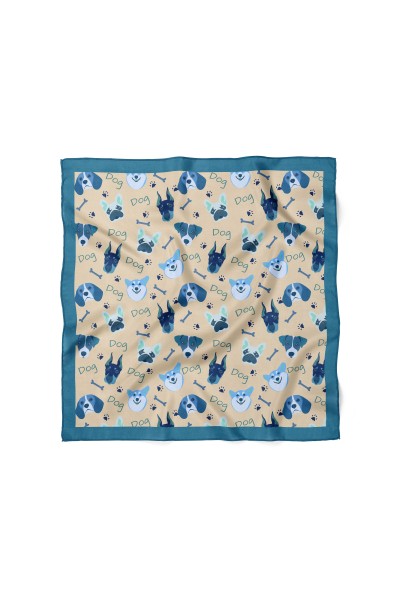Köpek Desenli Bandana