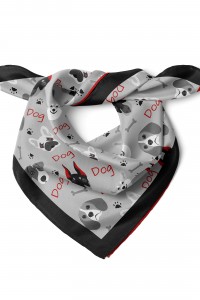 Köpek Desenli Bandana