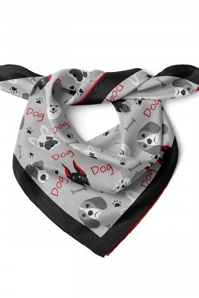 Köpek Desenli Bandana