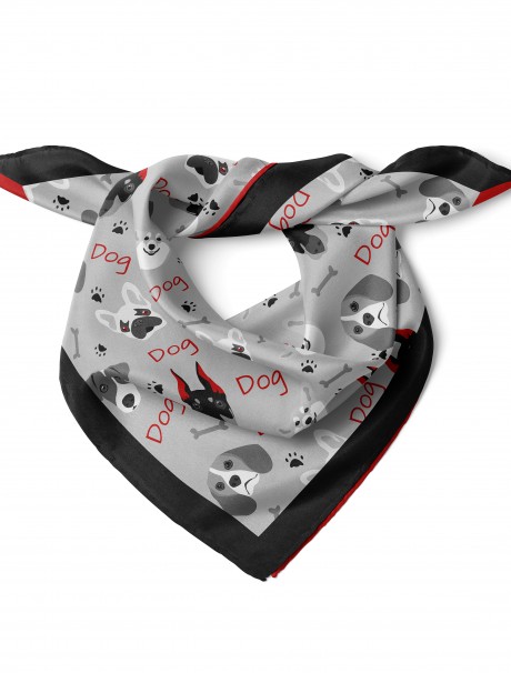 Köpek Desenli Bandana