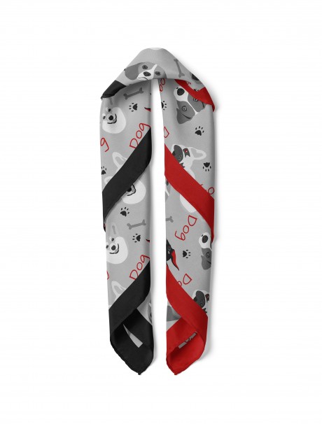 Köpek Desenli Bandana
