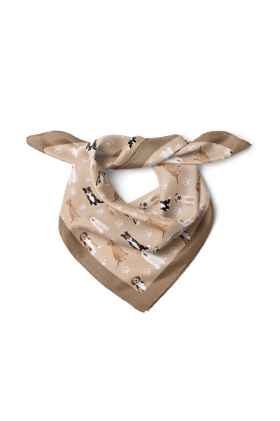 Köpek Desenli Bandana