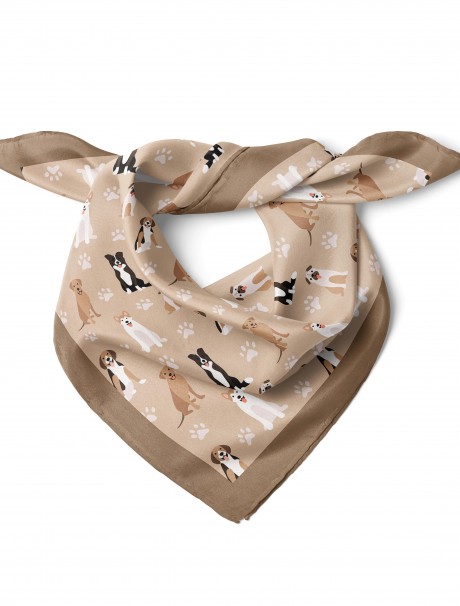 Köpek Desenli Bandana