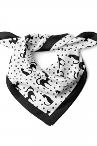 Kedi Desenli Bandana