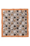 Kedi Desenli Bandana