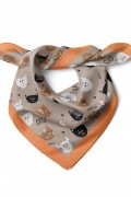 Kedi Desenli Bandana