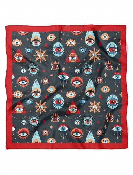 Göz Desenli Bandana