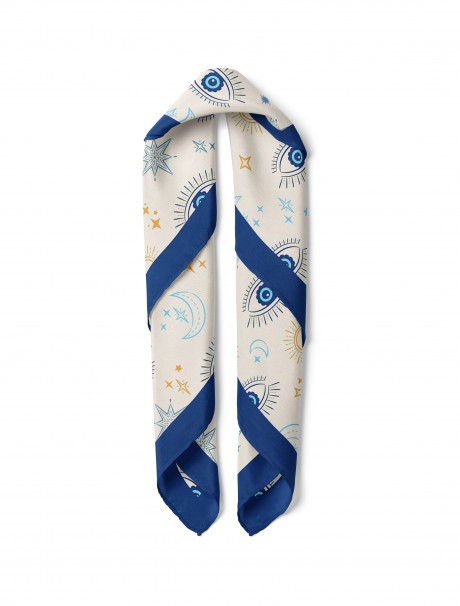 Göz Desenli Bandana
