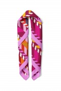 Çizgili Şerit Desen Fular Bandana 70x70 Cm