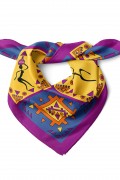 Afrika Motif Desen Fular Bandana 50x50 Cm