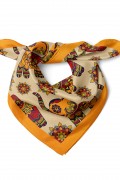 Afrika Motif Desen Fular Bandana 50x50 Cm