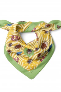 Göz Desen Fular Bandana 50x50 Cm