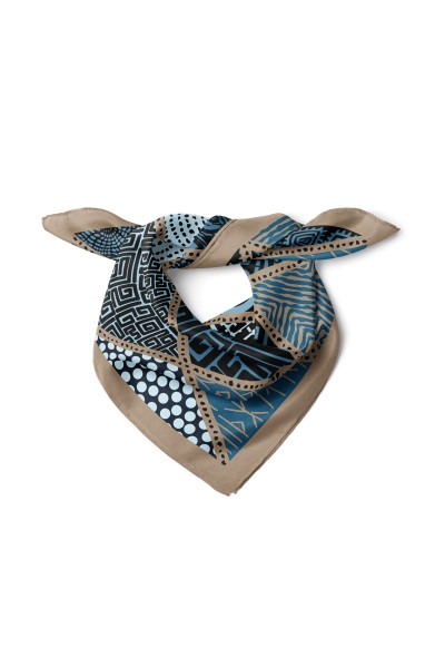 Baklava Desen Fular Bandana 50x50 Cm