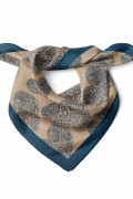 Kalp Desenli Sevgililer Günü Özel Fular Bandana 50x50 Cm