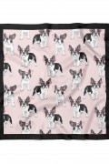 Köpek Desen Fular Bandana 50x50 Cm