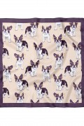 Köpek Desen Fular Bandana 50x50 Cm
