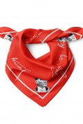 Atatürk İmza & Portre Bandana Fular 50 x 50 Cm