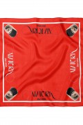 Atatürk Yazılı & Portre Bandana Fular 50 x 50 Cm