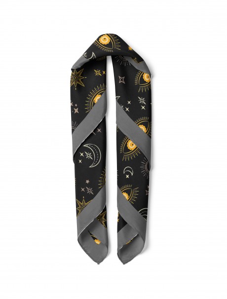 Göz Desenli Bandana