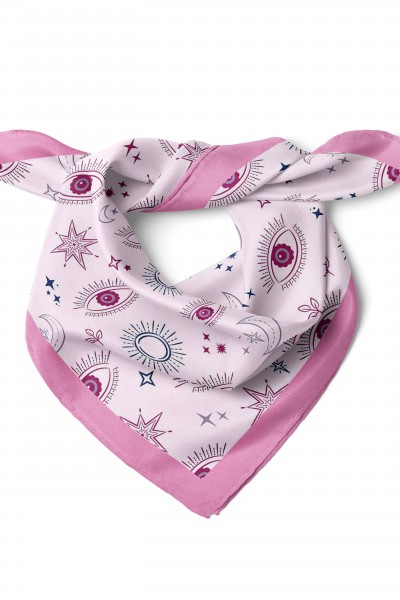 Göz Desenli Bandana