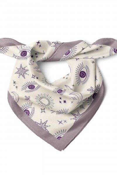 Göz Desenli Bandana
