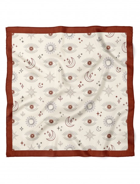 Göz Desenli Bandana