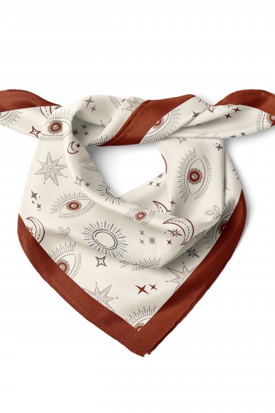 Göz Desenli Bandana