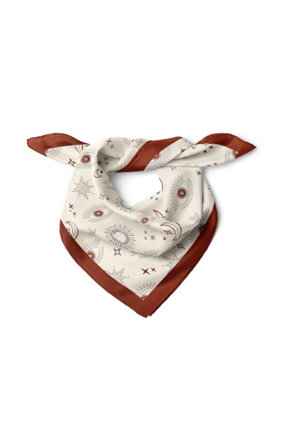 Göz Desenli Bandana