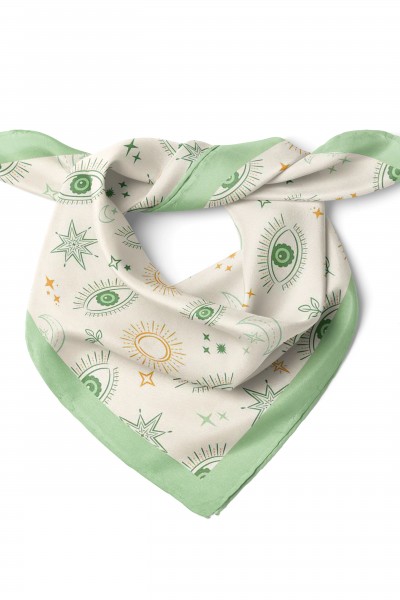 Göz Desenli Bandana