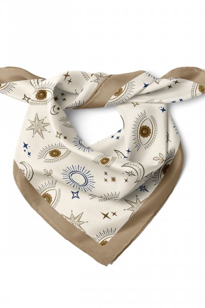 Göz Desenli Bandana