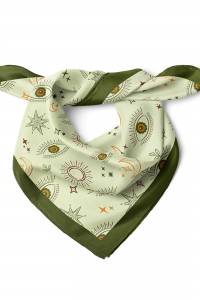 Göz Desenli Bandana
