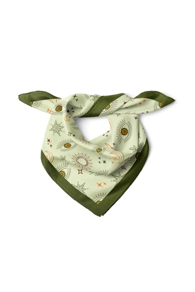 Göz Desenli Bandana