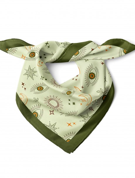 Göz Desenli Bandana