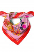 Kaplan Desen Bandana Fular 50 x 50 Cm