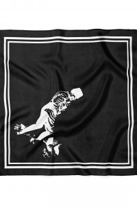 Atatürk Baskı Desen Bandana Fular 50 x 50 Cm
