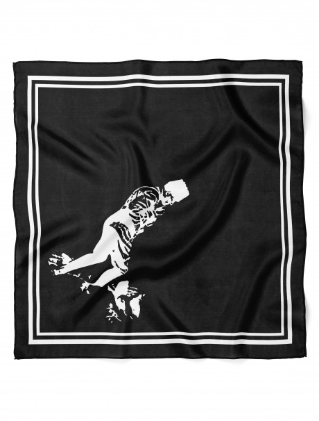 Atatürk Baskı Desen Bandana Fular 50 x 50 Cm