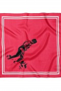 Atatürk Baskı Desen Bandana Fular 50 x 50 Cm
