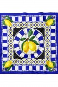 Limon Desen Fular Bandana 50 x 50 Cm