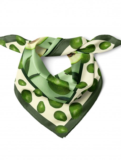 Avokado Desen Fular Bandana 50x50 Cm