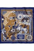 At & Hayvan & Figür Desen Fular Bandana 50x50 Cm