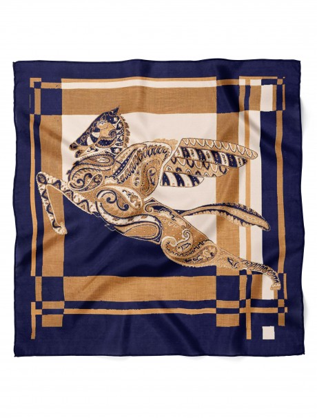 At ve Etnik Desen Fular Bandana 50x50 Cm