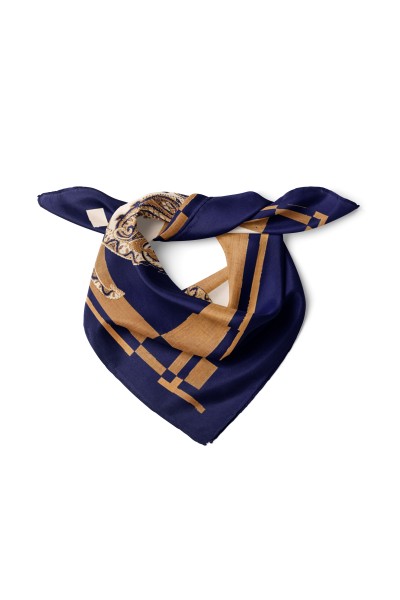 At ve Etnik Desen Fular Bandana 50x50 Cm