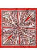 Çizgi Desen Fular Bandana 50x50 Cm