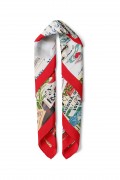 Karışık Figür Desen Fular Bandana 50x50 Cm