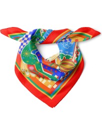 At & Hayvan & Figür Desen Fular Bandana 50x50 Cm