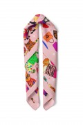 Kedi Desen Bandana Fular 50 x 50 Cm