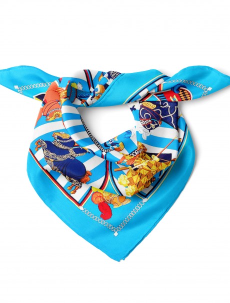 Şovalye Desen Fular Bandana 50x50 Cm